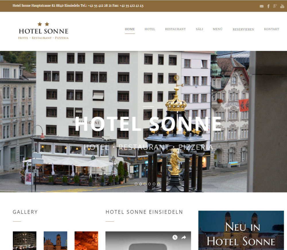 Hotel Sonne 아인지델른 외부 사진